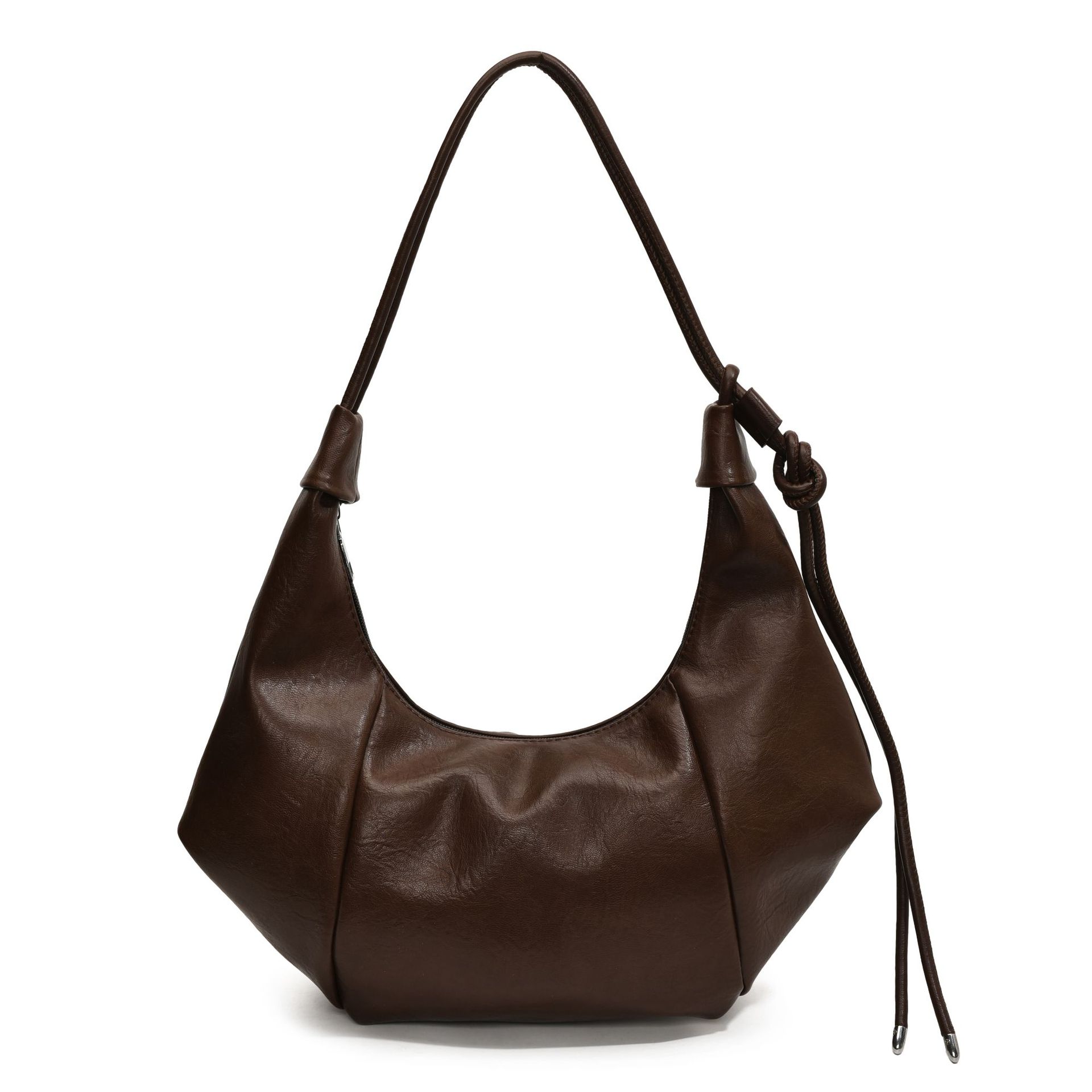 High-end women's large-capacity 2024 new trendy autumn and winter design crossbody bag, commuting dumpling bag Item Picture
