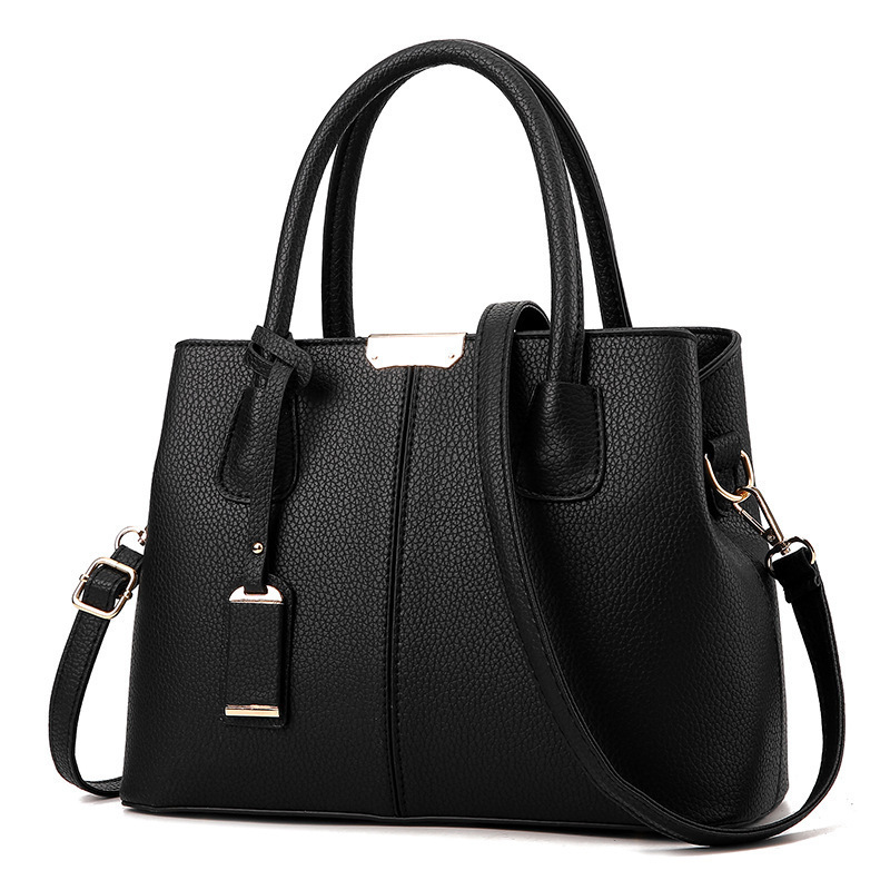 High-quality foreign trade women's bag 2022 New fashion PU leather trendy handbag, single-shoulder bag, crossbody large bag for middle-aged and elderly mothers full figure