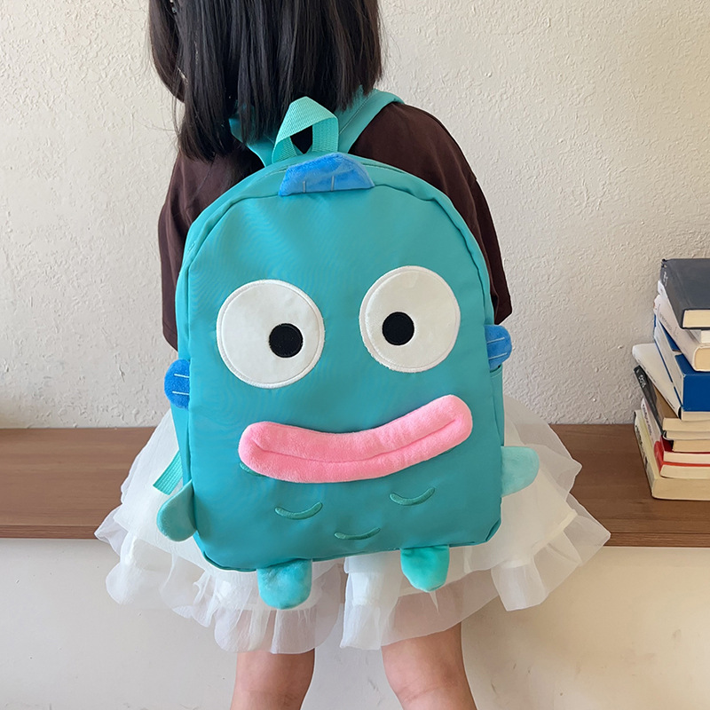New cartoon casual backpack for students, Korean version, large capacity, versatile, lightweight women's backpack, personalized clownfish double back Application Scenario