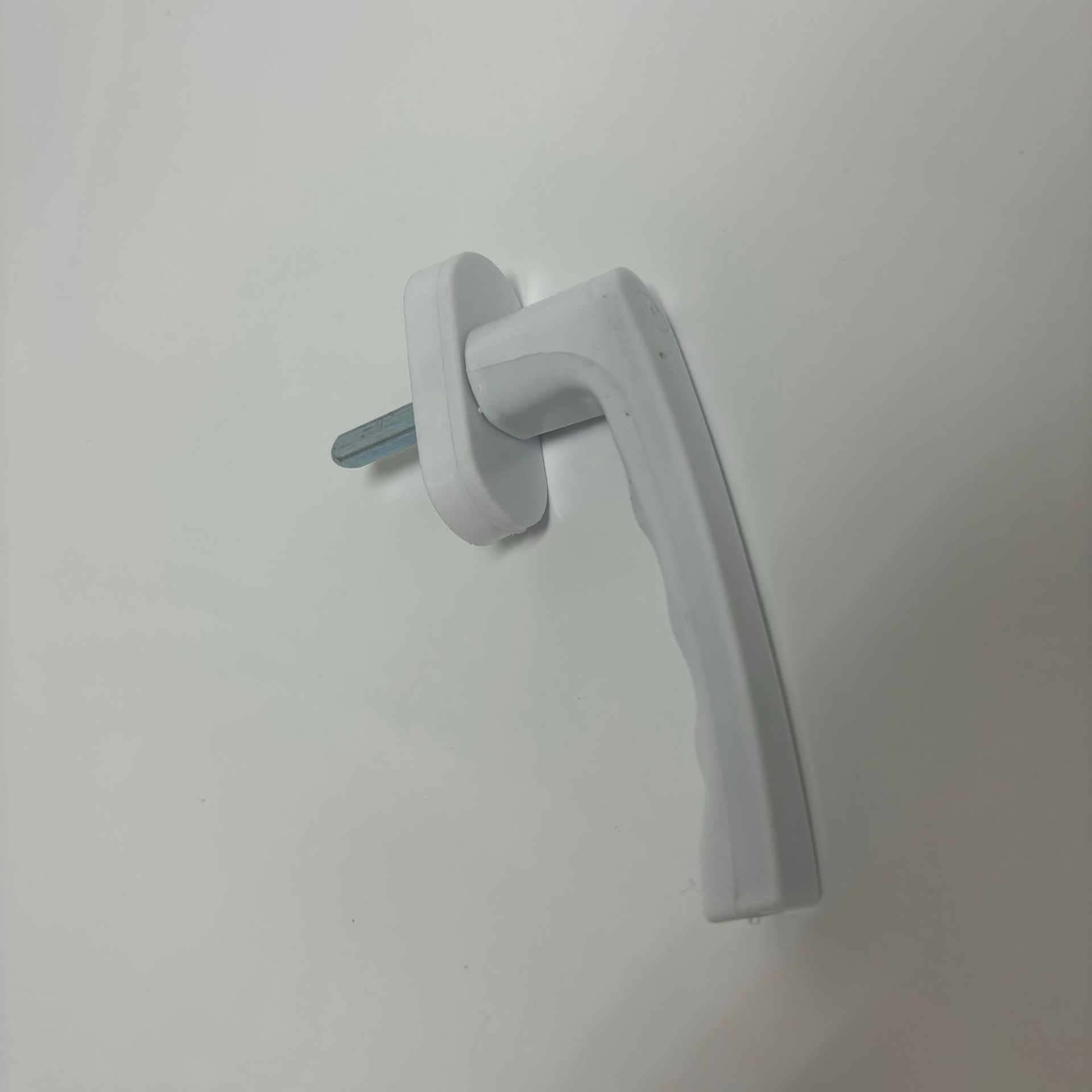 Plastic door and window handles, window handles, casement sliding window handles, anti-theft lock handles, window buckles, outward-opening window handles Specification drawing