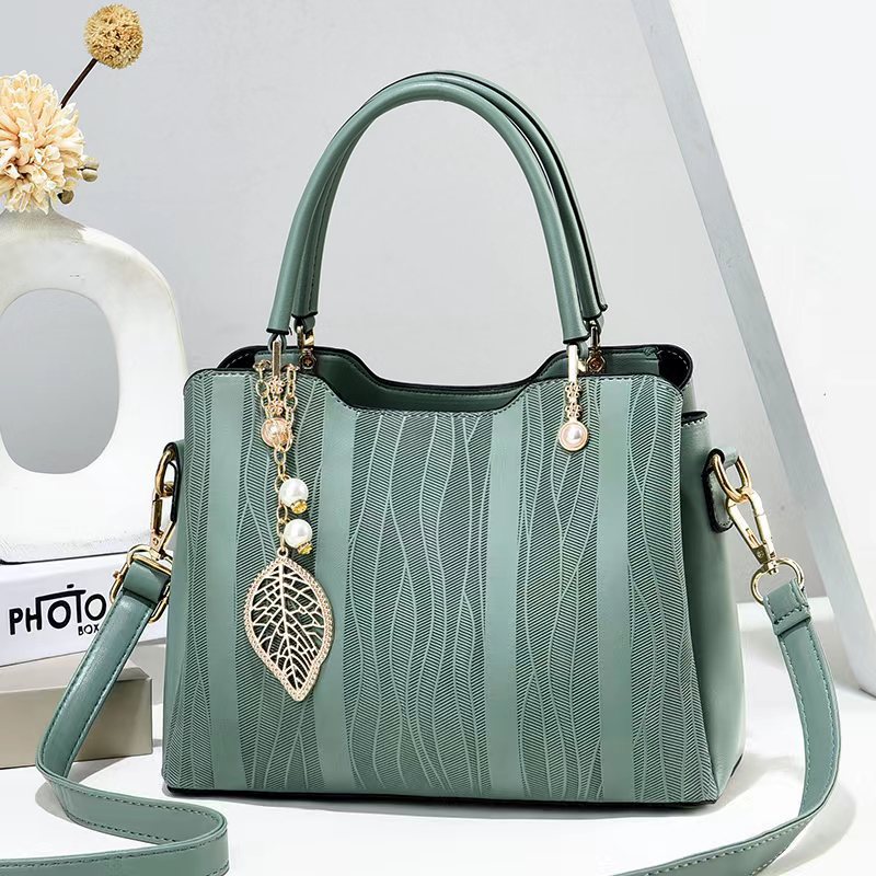 New simple and elegant cross-border versatile crossbody large bag, personalized women's bag, women's handbag, fashionable and trendy single-shoulder bag details Picture