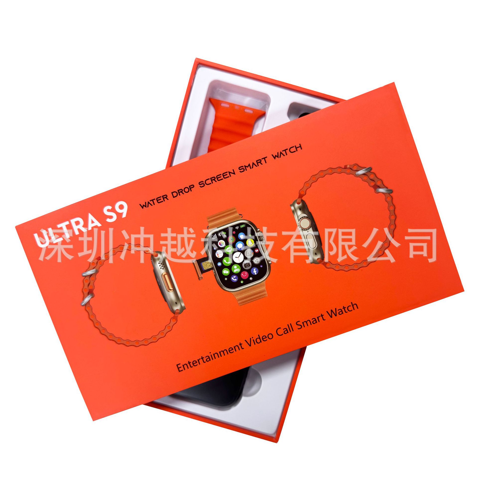 4G SIM card all-network compatible GS37 smartwatch 2.01inch independent APP download + dual front and rear camera photography full figure