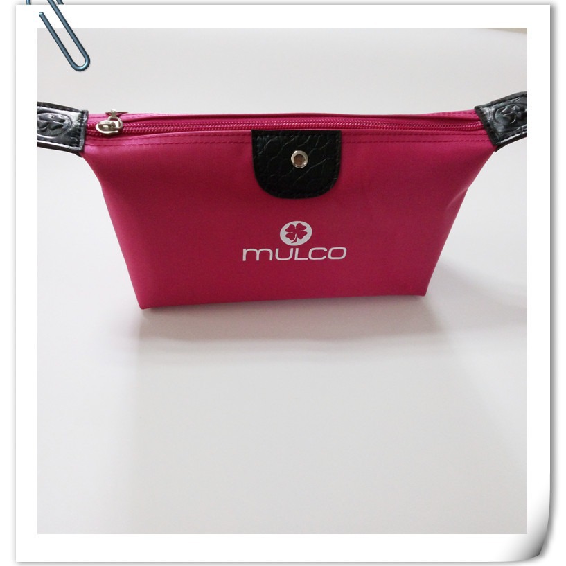 T New style dumpling makeup bag Korean version large-capacity waterproof makeup bag storage bag printed LOGO advertisement customization Item Picture