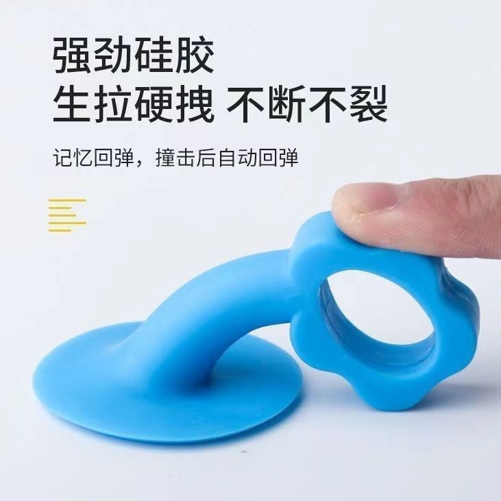 Non-perforated silicone door handle, bathroom door handle, rear anti-collision pad, rubber buffer door stop, door bump, anti-collision Specification drawing