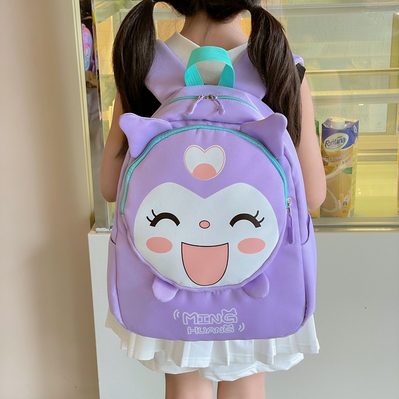 New 2024 Cute baby backpacks, cute and fun cartoon and stylish printed children's bags, kindergarten and primary school schoolbags full figure