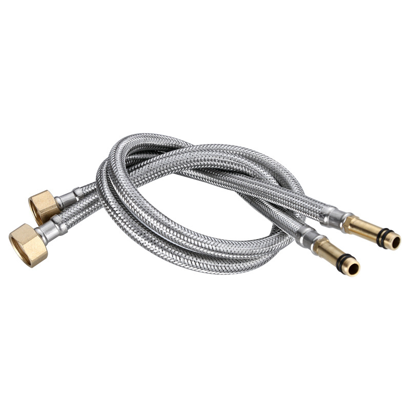 304 stainless steel wire braided water inlet hose, sink, sink faucet, washbasin faucet, cold and hot water inlet hose Item Picture