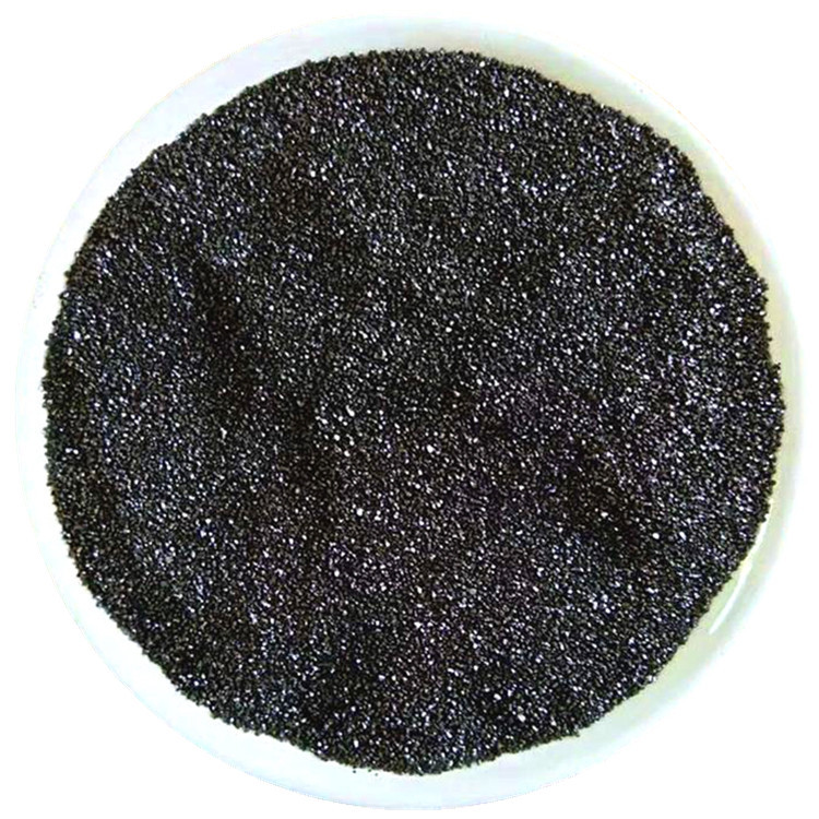 Fish tank bottom sand, aquarium decoration and landscaping, bright black sand, succulent plants, black crystal sand, aquatic plant cultivation, black gold sand Item Picture
