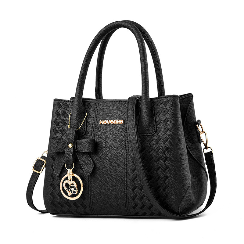 Direct sales wholesale 2024 new bow pendant embroidered single-shoulder large capacity handbag for women handbags details Picture