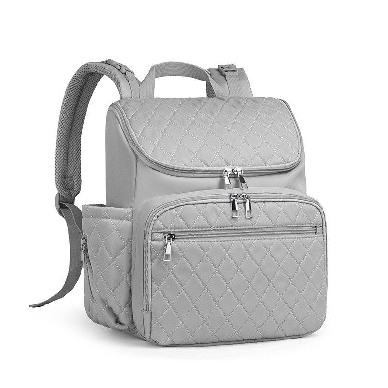 New cross-border fashionable backpacks with large capacity, convenient hand-carry, casual ladies, trendy mommy bags, wholesale baby bags Specification drawing