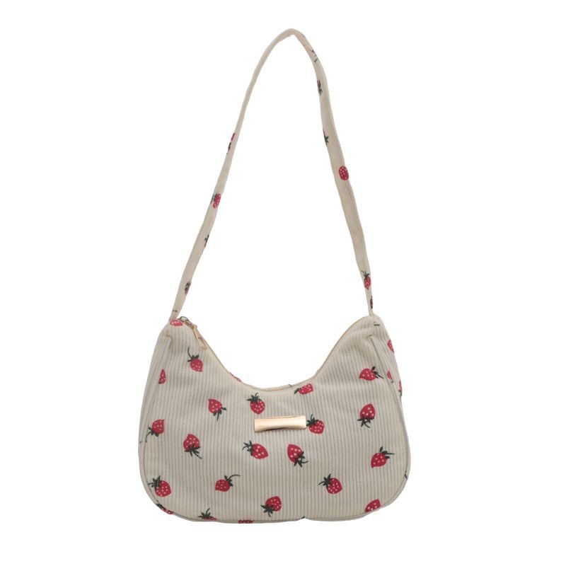 Simple and sweet style single-shoulder bag 2025 new simple and fashionable tote bag, casual large-capacity underarm crossbody bag for women Item Picture