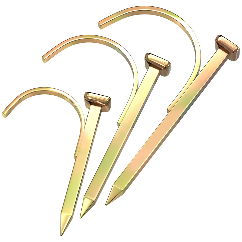 Water pipe hook nails, fixed pipe nails, PVC pipe, PPR pipe clamps, cement steel nails, wall insertion hook nails, iron wire pipe U-shaped pipe codes Item Picture
