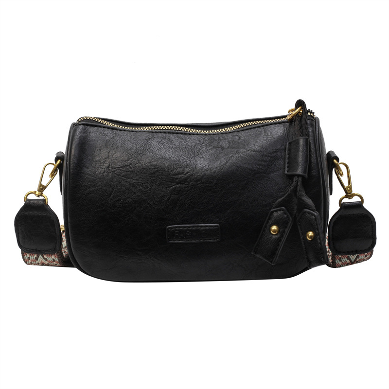 Retro and fashionable women's new 2024 solid color commuting versatile pillow bag, niche high-end casual single-shoulder bag Item Picture