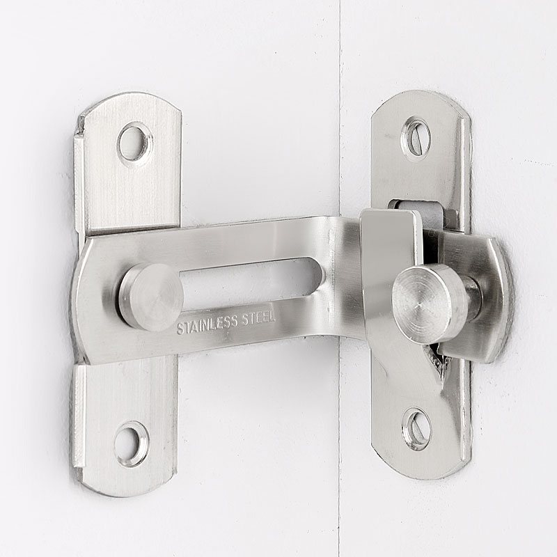 Stainless steel door latch, pin, lock, adhesive sliding sliding house door latch, old-fashioned door lock Specification drawing