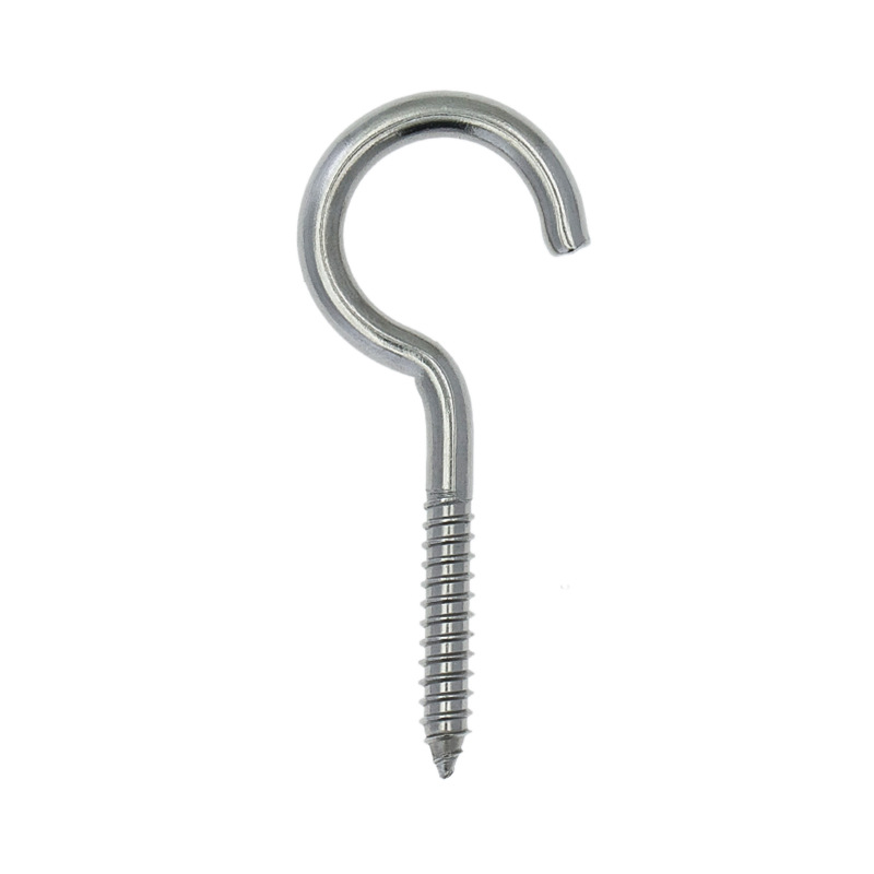 The manufacturer supplies 304 stainless steel sheep horn nails 1.0*8mm closed sheep eye nails, lanyard combination sheep eye self-tapping screws Item Picture