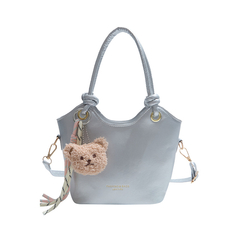 Fashionable and stylish hand-held bucket bag for women 2025 new spring and summer, versatile and fashionable commuter crossbody bag Item Picture