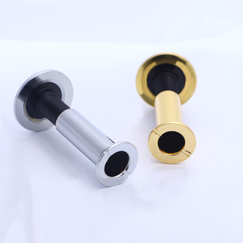 Factory direct supply of fireproof door peephole pipe diameter 14, engineering anti-theft peephole, high-definition all-steel door mirror for hotels and guesthouses, sheep eye Specification drawing