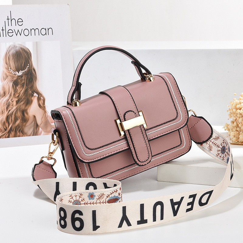 Ladies' small square bag 2025 New high-end wide crossbody women's bag, large-capacity handbag, fashionable and versatile single-shoulder bag details Picture