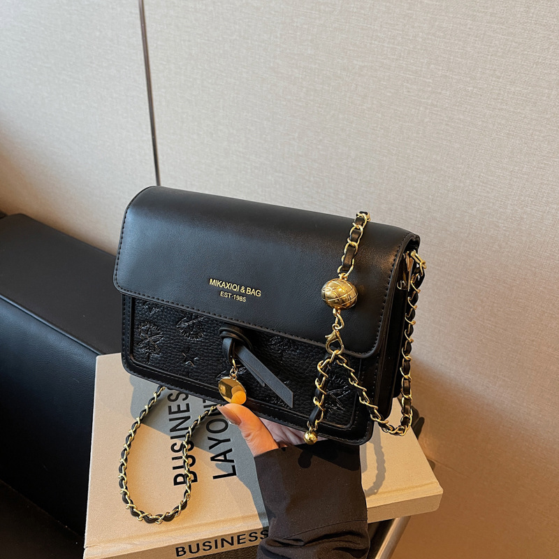 Fashion small bag 2025 New style stylish single-shoulder bag crossbody bag, women's quality small square bag, simple Japanese and Korean casual bag Specification drawing