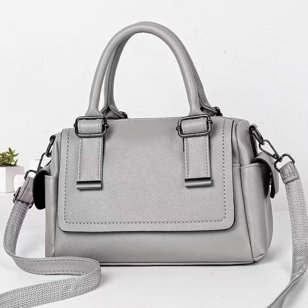 Factory direct sales of PU soft leather women's bags, 2025 new style single-shoulder bags, fashionable and high-quality, commuter women's crossbody bags Specification drawing
