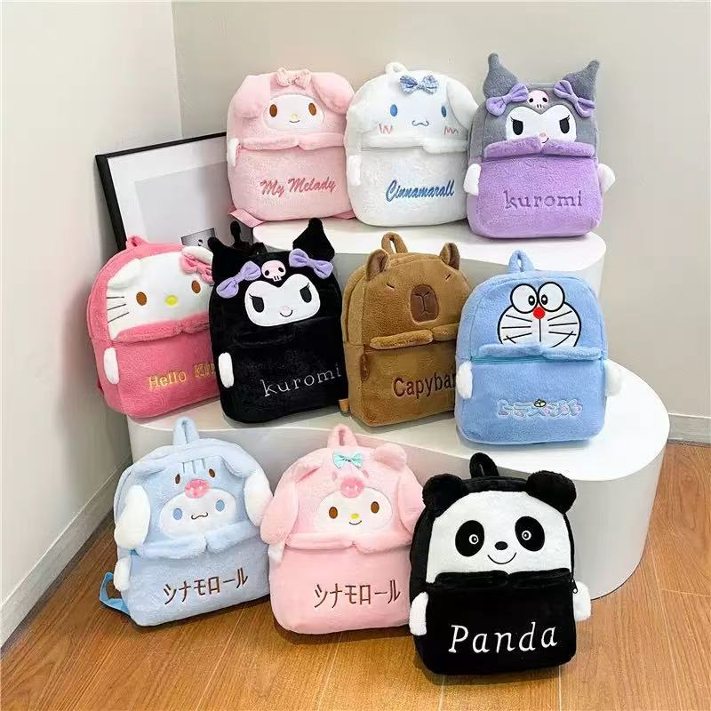 Cartoon Japanese-style JK soft girl backpack, large-capacity student class backpack, girlish daily storage student bag full figure