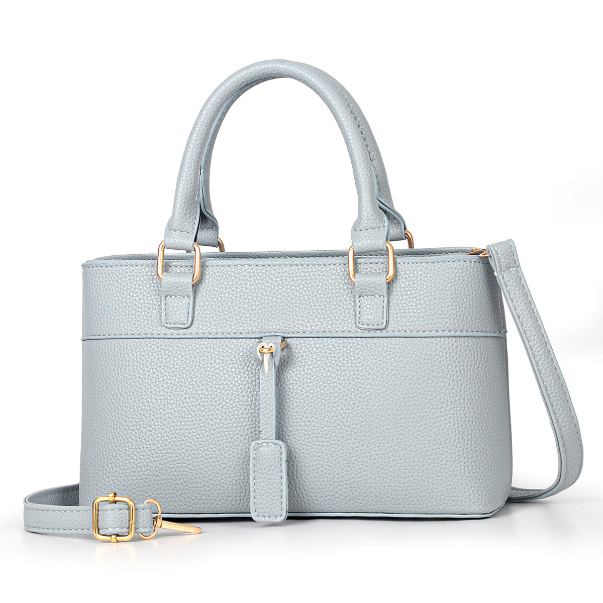 New patchwork macaron fashion handbag, simple and casual single-shoulder bag, fashionable cross-border versatile single-shoulder crossbody bag Specification drawing