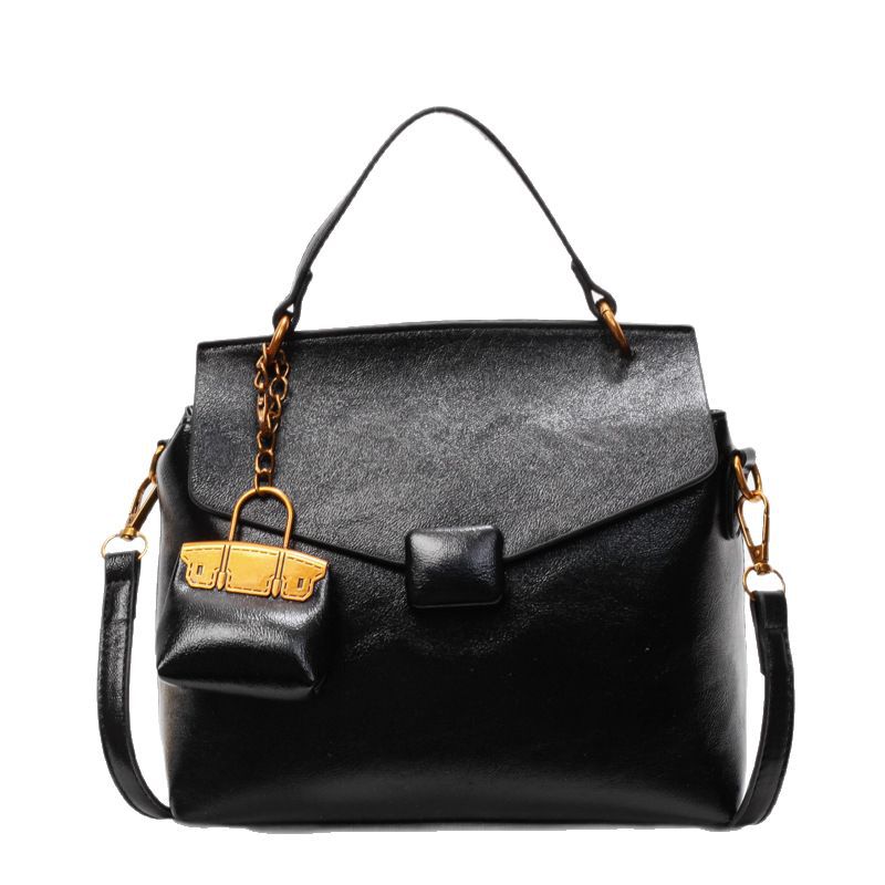 The 2025 new versatile solid color simple large-capacity hand-held small square bag is a fashionable, trendy and stylish single-shoulder crossbody bag for women Item Picture