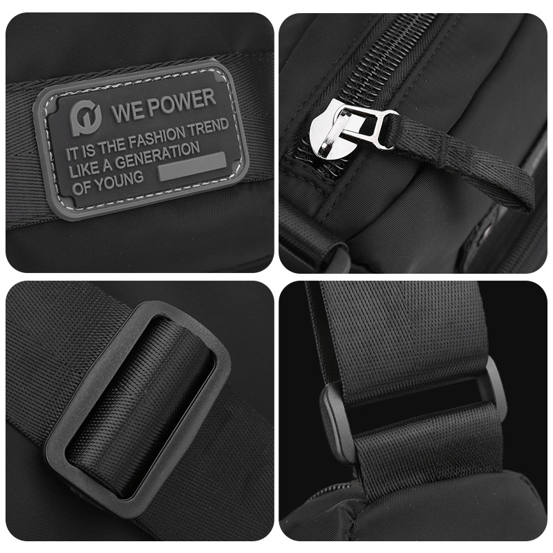 WEPOWER's new men's crossbody bag, a casual and trendy men's bag, an outdoor backpack, and a large-capacity crossbody single-shoulder bag Application Scenario