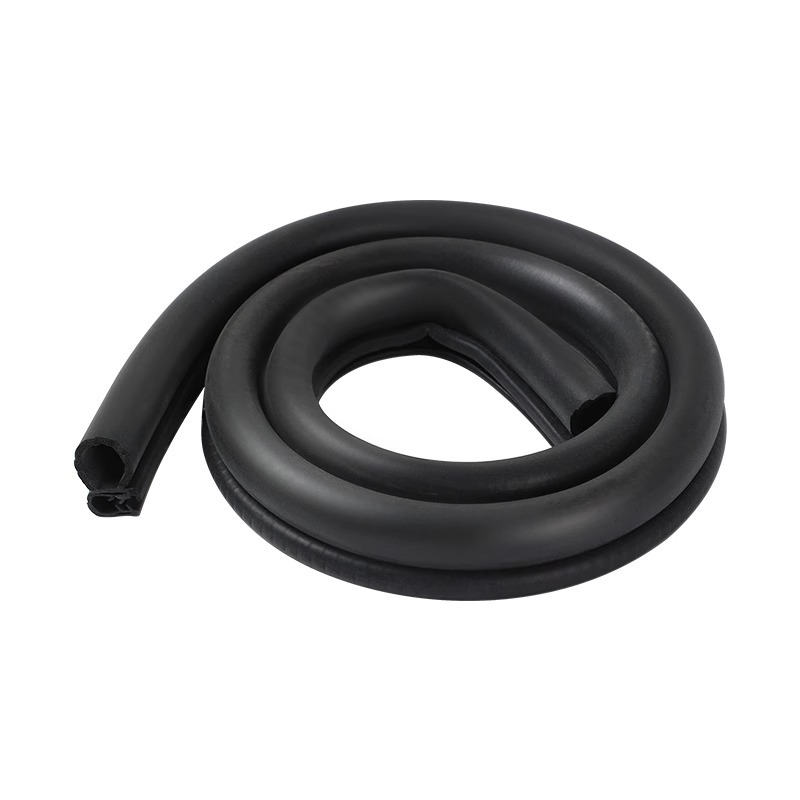 Wholesale of winter garage door roller shutter door sealing strips, dust-proof sealing rubber strips for the gap under the door, self-adhesive thermal insulation and windproof strips Item Picture