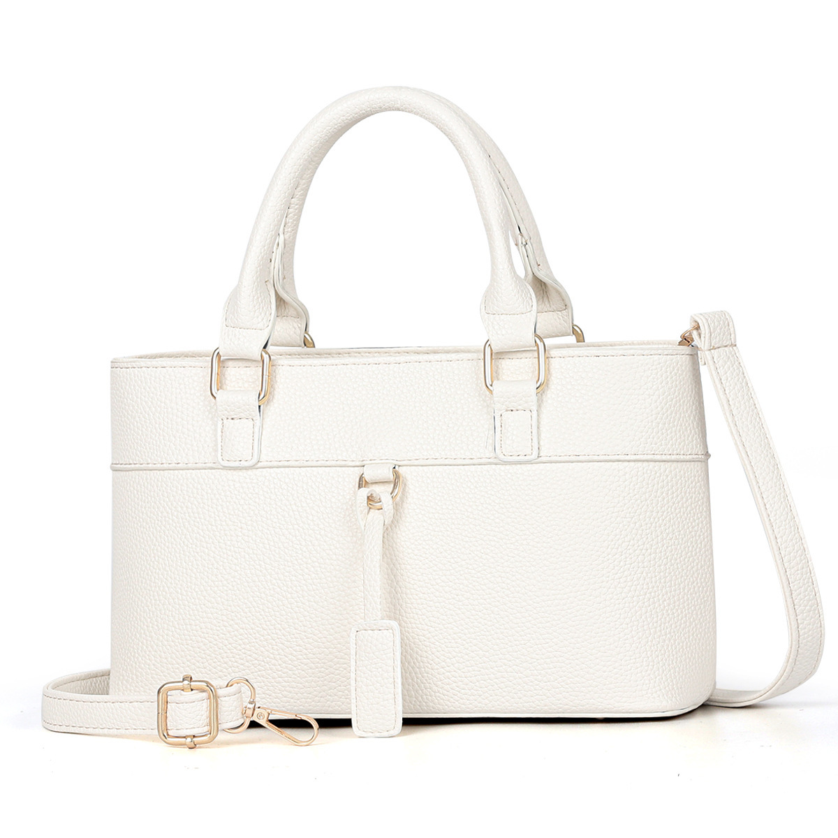 New patchwork macaron fashion handbag, simple and casual single-shoulder bag, fashionable cross-border versatile single-shoulder crossbody bag details Picture