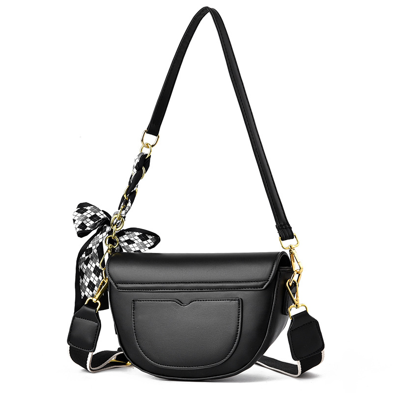 A versatile crossbody bag for women 2024, a fashionable and retro underarm bag from France, a niche single-shoulder saddle bag, is now available Item Picture