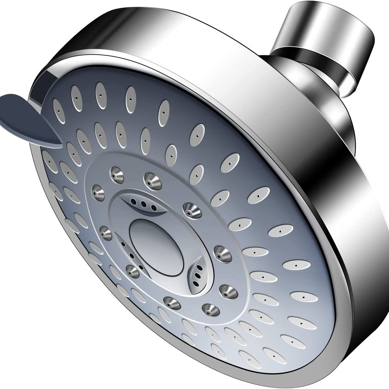 4-inch and 6-inch shower heads for foreign trade, pressurized shower heads, fully electroplated shower heads, top shower heads, shower heads for bathrooms and bathhouses details Picture