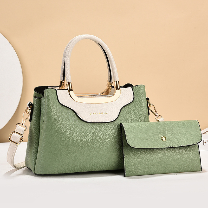 Cross-border Trend 2024 Summer New mother-and-child Bag, large capacity, high-end texture, fashionable single-shoulder versatile crossbody handbag Specification drawing