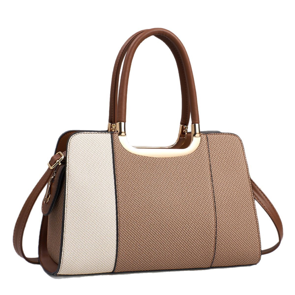 The new large-capacity 2025 handbag from an export-oriented manufacturer is a trendy and versatile single-shoulder bag. It can be worn diagonally over one shoulder as a gift Item Picture
