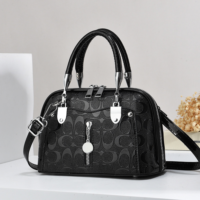 New embossed, simple and versatile crossbody bag for foreign trade, personalized cross-border women's bag, handbag, fashionable and trendy single-shoulder bag full figure