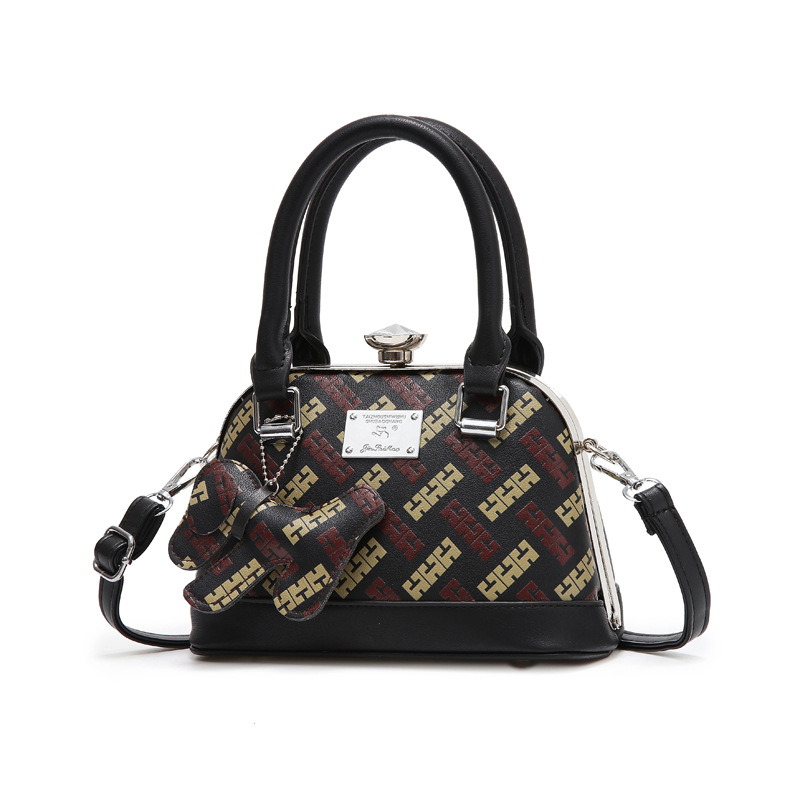 The popular shell-shaped small bag for women in the summer of 2023 features fashionable printed hand-held shoulder bags and versatile crossbody bags Item Picture