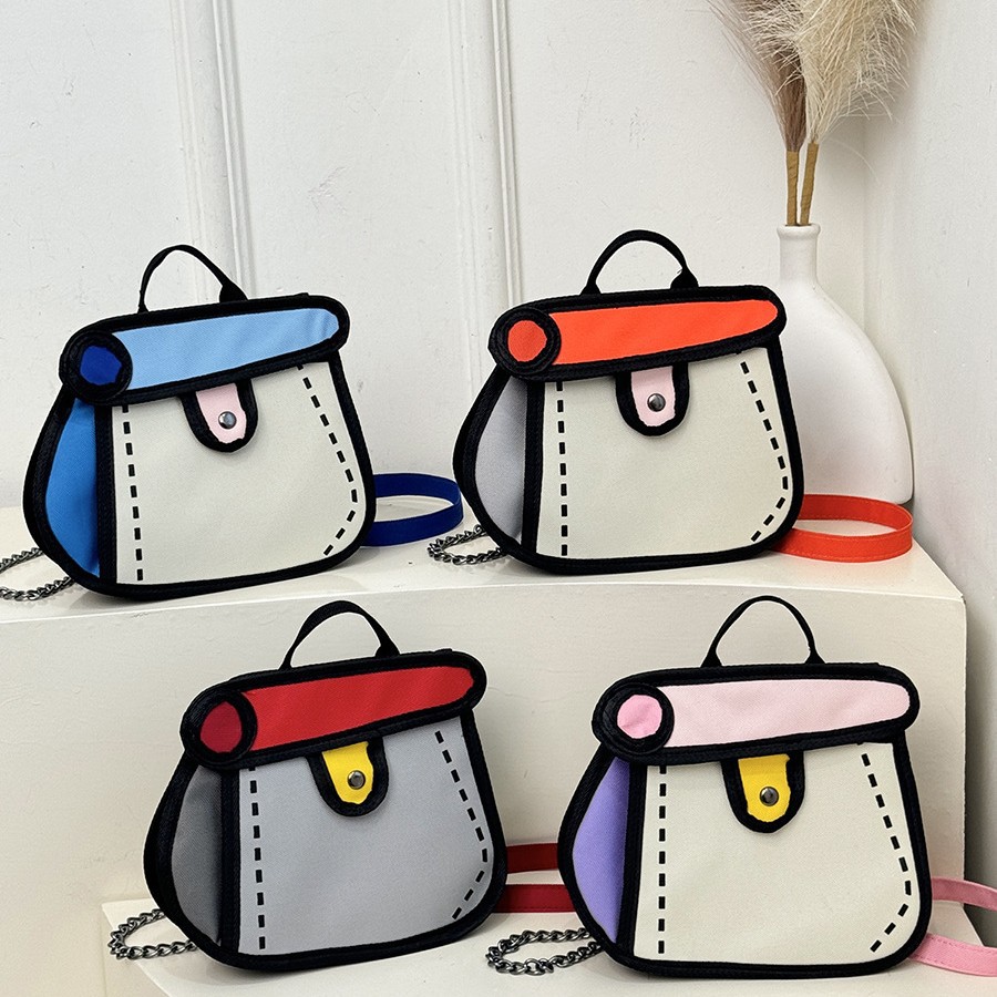 Orange cake bag Anime 2025 Fashionable women's single-shoulder bag mini crossbody bag, new 2D style full figure