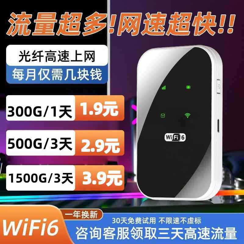 Wholesale of 2025 new portable WiFI6 unplugged rental dormitory outdoor portable mobile routers Specification drawing