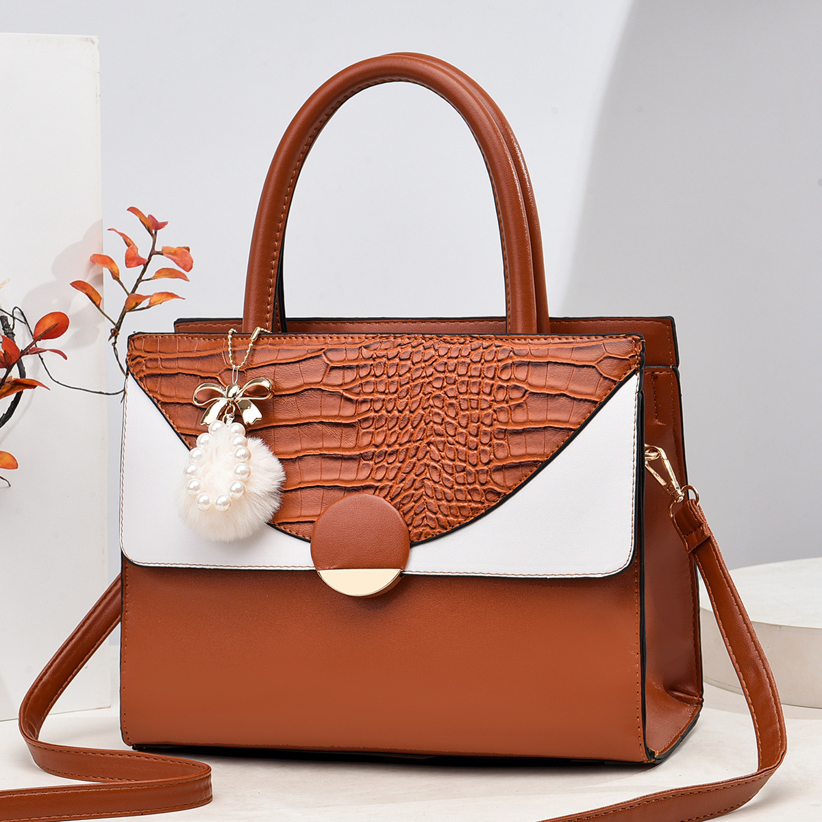 Cross-border women's bag 2024 New large-capacity, high-end, fashionable and versatile handbag, high-end crossbody bag for women, Korean version details Picture