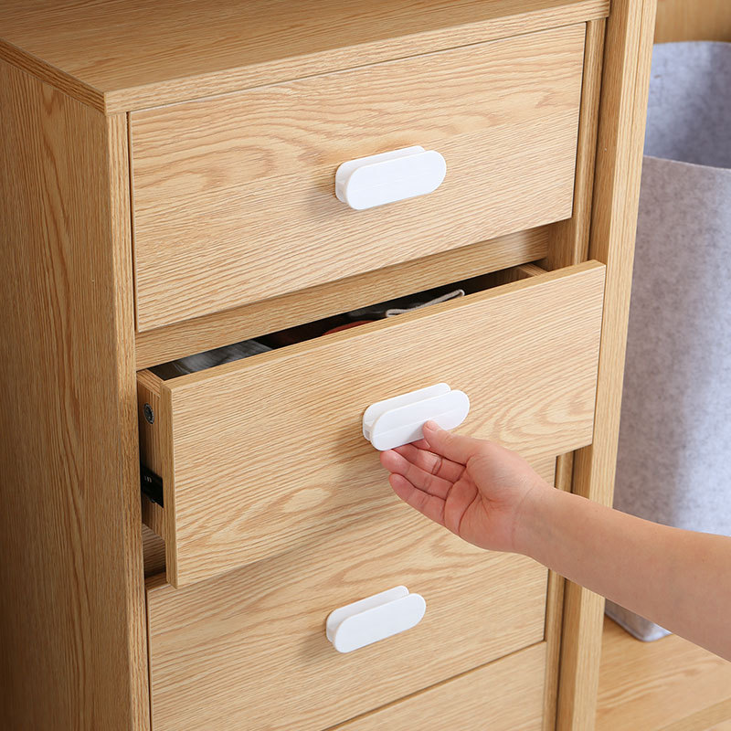 Two sets of patented non-drilling plastic door handles, window handles, sliding door handles and self-adhesive cabinet handles Application Scenario
