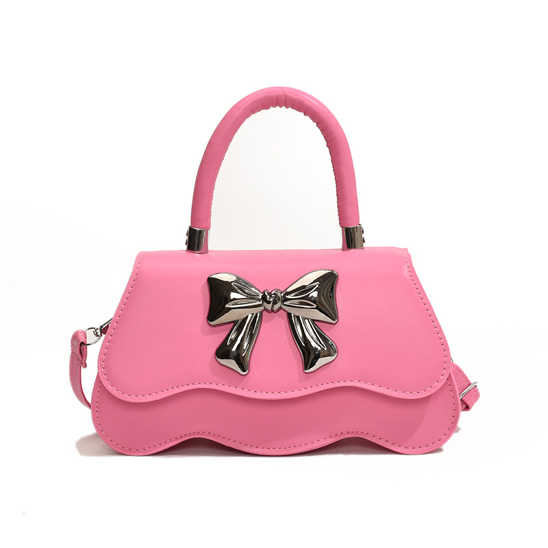 Sweet and cool bow hand-held small bag for women 2024 new spring, stylish and high-quality single-shoulder crossbody bag for women Item Picture