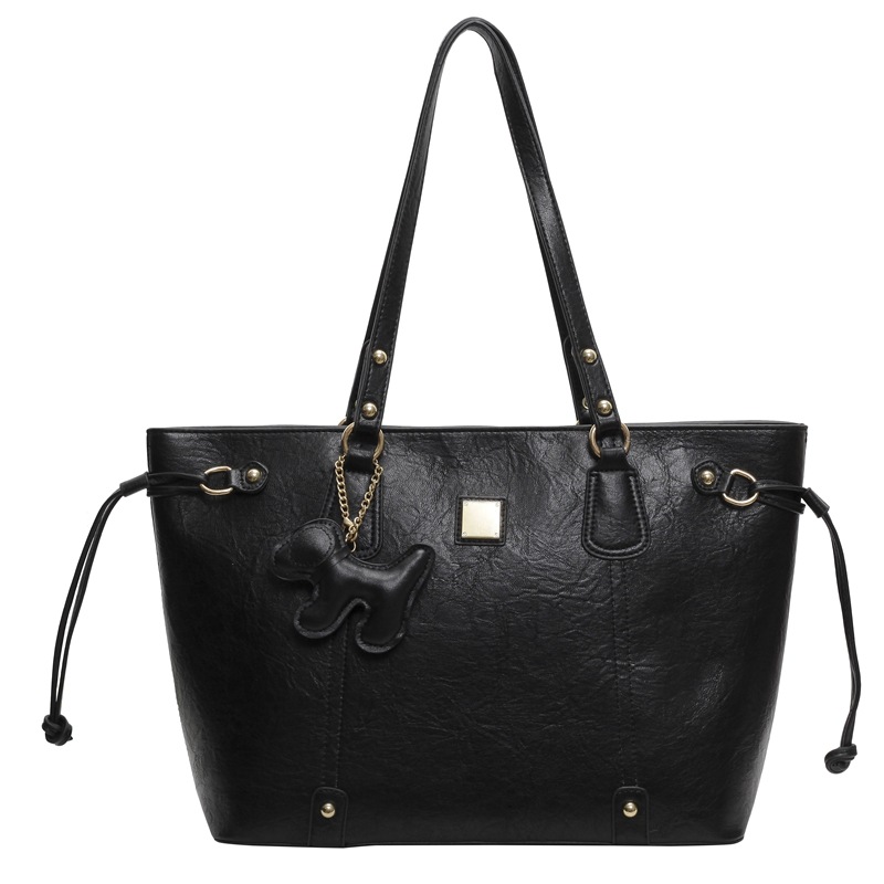 This year, large-capacity bags are in fashion for women in 2024. The new single-shoulder bag is simple and solid-colored, with a unique commuting tote bag Item Picture