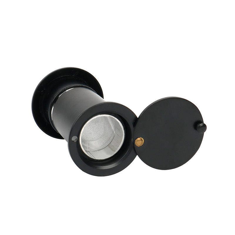 Factory direct supply of anti-picking and anti-theft door, sight mirror, zinc alloy cat's eye, sheep's eye door mirror, wooden door, cat's eye for inside and outside view, hotel details Picture