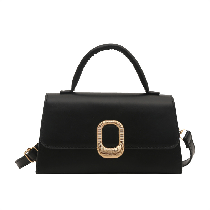 Simple and versatile hand-held small square bag 2025 Korean version new Spring Niche fashion casual single-shoulder bag for commuting women Item Picture