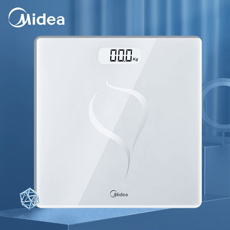 Midea battery-powered home health electronic scale, smart weighing scale, Led display MO-CW5 Pro details Picture
