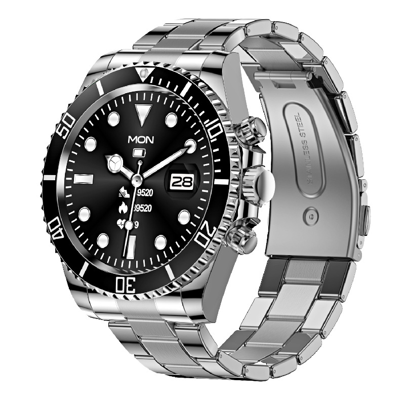 New cross-border AW12 Bluetooth call smartwatch with rotating bezel, music and blood pressure detection for men Specification drawing