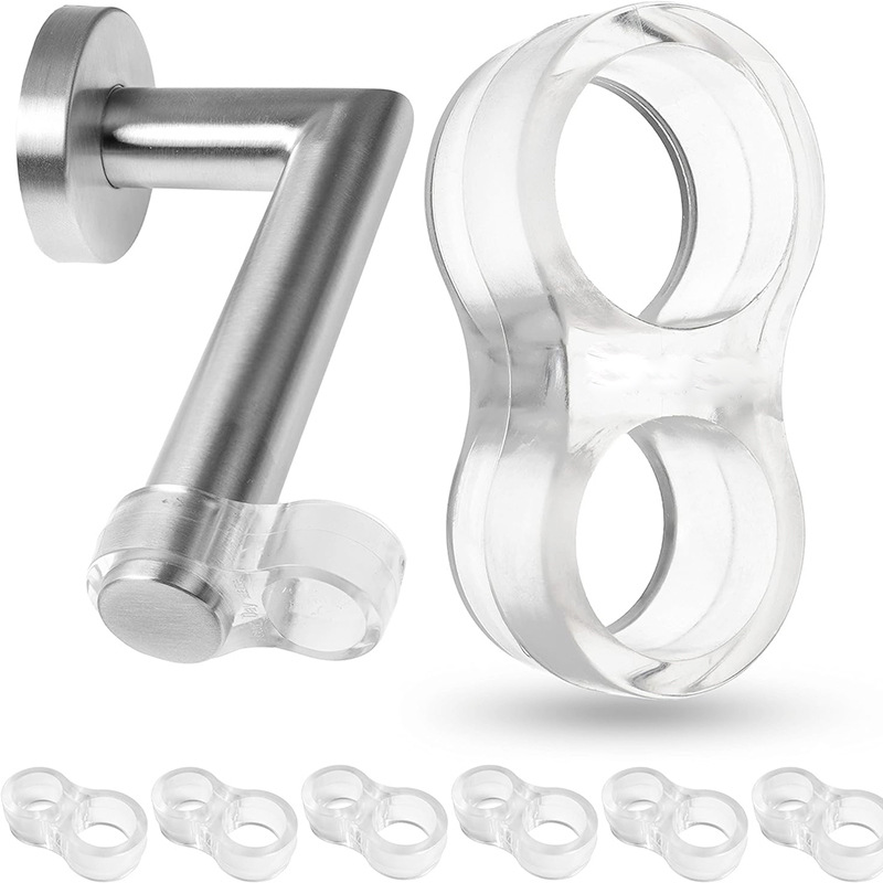 Amazon door handle protective cover, buffer window anti-collision pad, transparent anti-collision door stop anti-collision ring strip Specification drawing