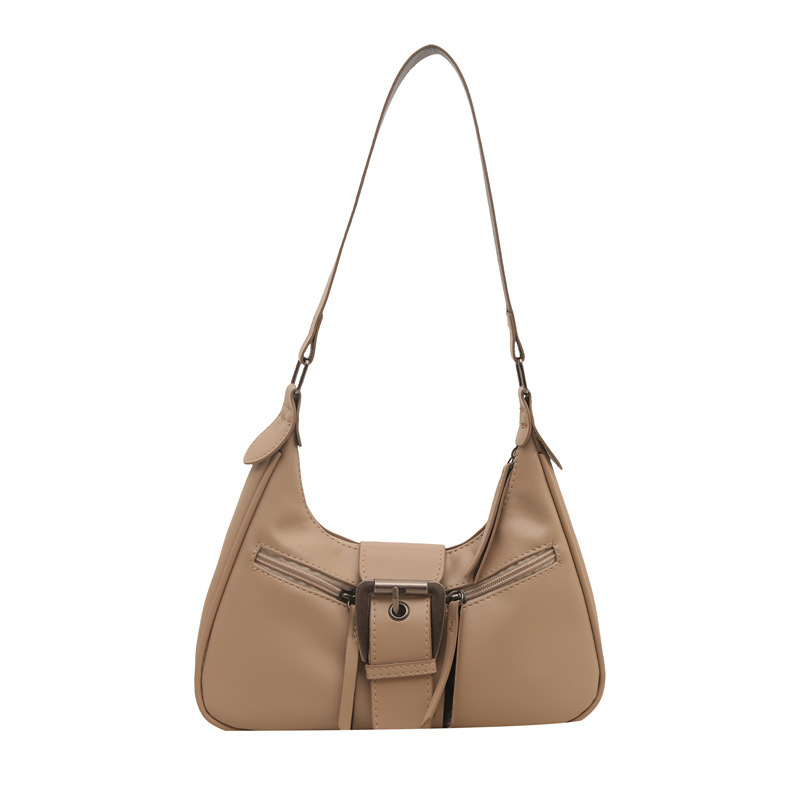Fashionable, simple and casual underarm bag for women, Spring 2025 new retro commuter crossbody bag, versatile single-shoulder bag Item Picture