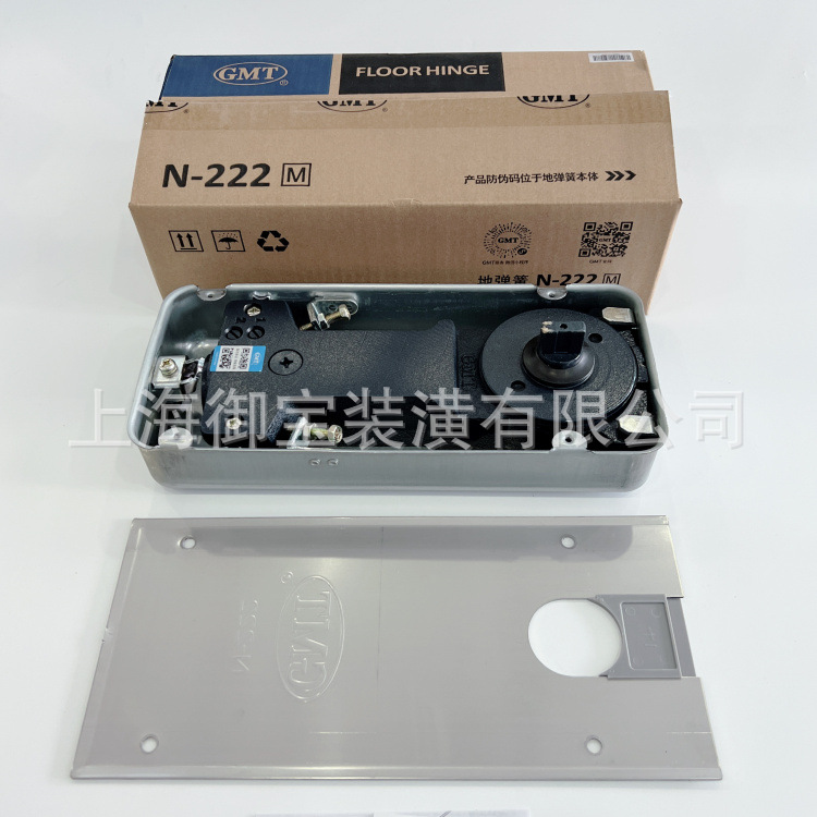 Original GMT N-222 floor spring, positioning floor spring, heavy-duty floor spring, automatic closing floor spring Specification drawing