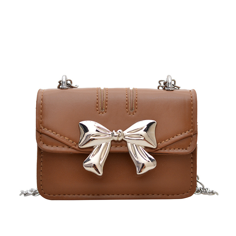Sweet and cool niche bow bag 2025 New summer Trend Sweet and cool mini lipstick chain bag crossbody small bag for women Item Picture