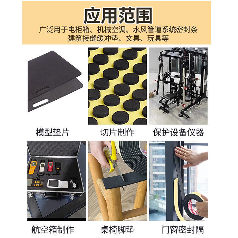 Soundproof tools for bedroom doors: door frame, door gap sealing strips, windproof sound-absorbing cotton at the bottom of the door, and silent door stickers Application Scenario